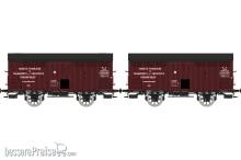 REE Modeles WB-763 - Set of 2 ISOTHERMES ex-Primeur, red Sideros, N° 586009P & 586178P, SFTEF FRANCE-PLM Era II