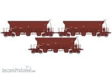 REE Modeles WB-808 - Set of 3 STONE Hopper F70 Uas F70 Uas « INFRA V » SNCF Era V-VI