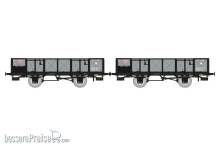 REE Modeles WB-812 - Set of 2 PLM Gondola 4 doors, steel, grey, SL 114597 et SL 114502 PLM Era II
