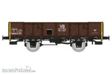 REE Modeles WB-823 - PLM Gondola 4 doors, steel, brown 540, Tw 958019 SNCF VB Era III B