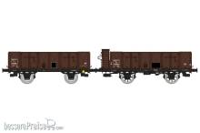 REE Modeles WB-832 - Set of 2 OCEM 19 Gondola, T7 42618 et Twf 769092 SNCF Era III A