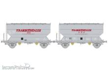 REE Modeles WB-885 - Set of 2 grain wagon CTC Era. IV-V