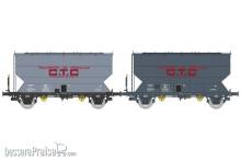 REE Modeles WB-887 - Set of 2 grain wagon CTC Era. III