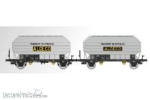 REE Modeles WB-893 - 2-tlg Set Getreidewagen FRANGECO „ALGECO“ - Ep.III
