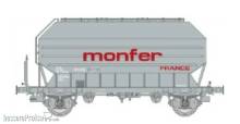 REE Modeles WB-897 - Getreidewagen der FRANGECO ´MONFER FRANCE´ ohne rote Streifen - Ep.IV