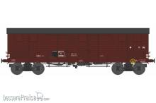 REE Modeles WB-909 - SNCF gedeckter Güterwagen TP mit 4 Türen Ep.II