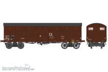 REE Modeles WB-913 - SNCF gedeckter Güterwagen TP mit 2 Türen Ep.IIIb, EX Economat