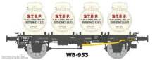 REE Modeles WB-953 - Flachwagen mit 4 Milchcontainern “STEF” NORD - Ep.II