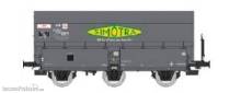 REE Modeles WB-963 - Kokswagen SIMOTRA in grauer Farbgebung der SNCF mit Bremserbühne - Ep.III