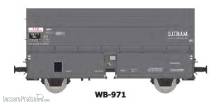 REE Modeles WB-971 - Kokswagen ´SITRAM´ in grauer Farbgebung der SNCF - Ep.III