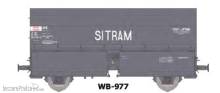 REE Modeles WB-977 - Kokswagen “SITRAM” in grauer Farbgebung der SNCF - Ep.IV-V