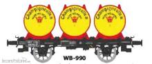 REE Modeles WB-990 - Biertransportkesselwagen ´CHAMPIGNEULLES´ - Ep.III