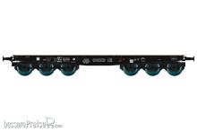 REE Modeles WBA-027 - Flat Wagon for heavy loads 6 Axles SSym46, Black, 6 axles, 99515, Era III A