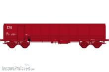 REE Modeles WBSE-013 - Gondola Fas Era.V Bogie Y25 N°31 87 673 7 505-4 without platform, red 606 (1994)