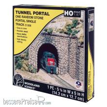 Woodland Scenics WC1255 - H0-Spur Tunnelportal eingl. Bruchstein