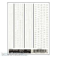 Woodland Scenics WDT507 - Buchstaben u. Zahlen, weiß