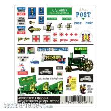 Woodland Scenics WDT556 - Logos sort. u. Reklamezeichen