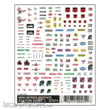 Woodland Scenics WDT574 - Service Station Signs