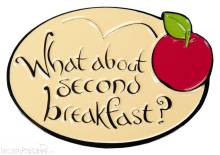 Weta Workshop WETA861804533 - Herr der Ringe Magnet What About Second Breakfast? (Enamel) 7 cm