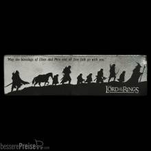 Weta Workshop WETA869002612 - Herr der Ringe Leder Lesezeichen Fellowship Silhouette