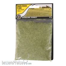 Woodland Scenics WFS619 - 4mm Static Grass Light Green - Inhalt:42g