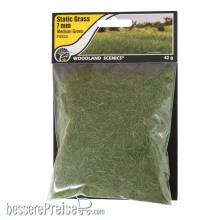 Woodland Scenics WFS622 - 7mm Static Grass Medium Green