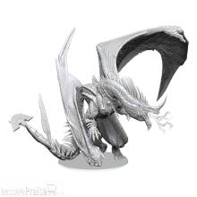 Wizkids WIZ90798 - D&D Nolzur´s Marvelous Miniatures Miniaturen unbemalt Ancient Blue Dragon 20 cm