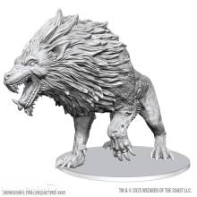 Wizkids WIZ90848 - D&D Nolzur´s Marvelous Miniatures Miniaturen unbemalt Dire Worg 11 cm