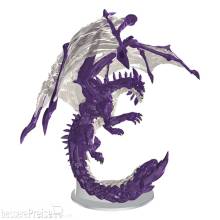 Wizkids WIZ96319 - D&D Icons of the Realms: Boxed Miniaturen vorbemalt Adult Amethyst Dragon 38 cm