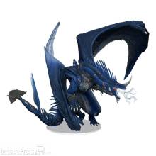 Wizkids WIZ96382 - D&D Icons of the Realms Boxed Miniaturen vorbemalt Ancient Blue Dragon 20 cm