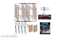Woodland Scenics WJP5900 - H0 Laternenmast aus Holz, Set, Vorteilspack