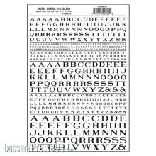 Woodland Scenics WMG701 - Buchstaben, schwarz