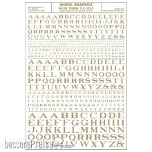 Woodland Scenics WMG703 - Buchstaben, gold