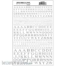 Woodland Scenics WMG706 - Buchstaben,silber