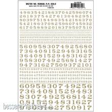 Woodland Scenics WMG709 - Zahlen, gold