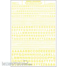 Woodland Scenics WMG724 - gotische Buchstaben, gelb