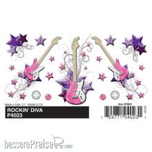 Woodland Scenics WP4023 - Rockin Diva Dry Transfer