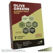 The Army Painter WP8091P - Flexible Triad PLUS+: Olive Greens