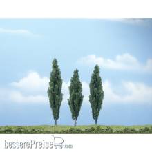 Woodland Scenics WTR1611 - 3 Pappeln 12 cm, 11 cm u. 9 cm
