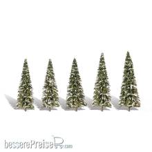 Woodland Scenics WTR3567 - 2 -3 1/2 Snow Dusted 5/Pk
