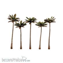 Woodland Scenics WTR3598 - 4 3/4-5 1/4 Lg Palm Tree 5/Pk