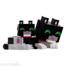 Youtooz YOTO65940 - Minecraft Vinyl Figur Tuxedo Cat 6 cm