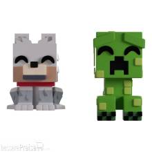 Youtooz YOTO65941 - Minecraft Vinyl Figuren Wolf and Creeper Monitor Buddiez