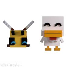 Youtooz YOTO65972 - Minecraft Vinyl Figuren Bee and Chicken Monitor Buddiez
