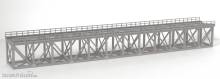 Modellbau Laffont Z11721 - Fachwerkbrücke mit unterem Tragwerk, graphitgraue Farbgebung