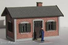 Modellbau Laffont Z1601 - Nebengebäude mit Ziegelfassade