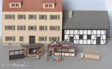Modellbau Laffont Z6001 - Set Weihnachtsmarkt I