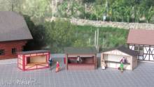 Modellbau Laffont Z6101 - Set Weihnachtsmarkt II