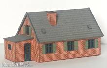 Modellbau Laffont Z8711 - Einfamilienhaus mit Anbau, Ziegelfassade