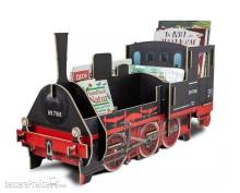 Werkhaus wh2100 - Lokomotive T3 als Zeitschriftenständer und Bücherbox